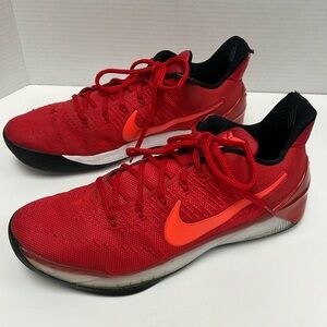Nike Kobe A.D University Red Basketball Shoes Size 10